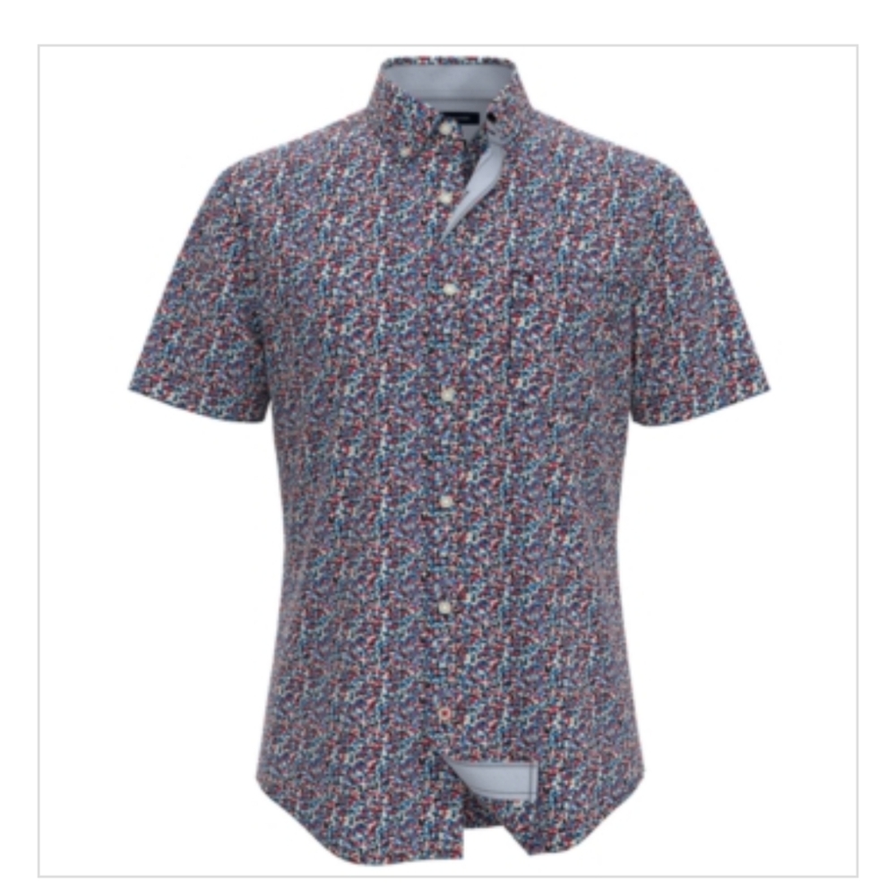 Tommy Hilfiger floral print short sleeve shirt